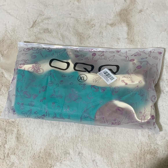 OQQ Womens 3 Piece Bodysuits Ribbed Square Neck Tank Tops Coffee Green Beige XL - Picture 7 of 7